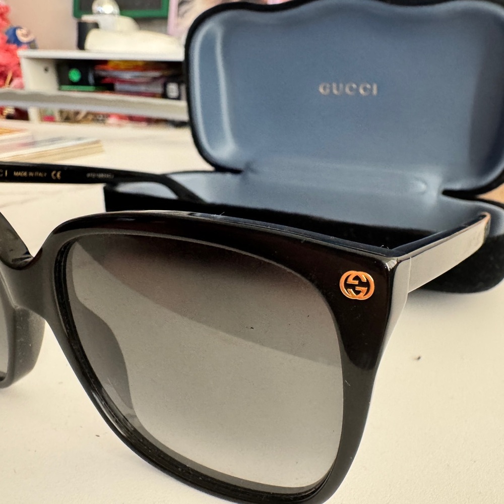 Gucci 57mm Gradient Square Sunglasses
